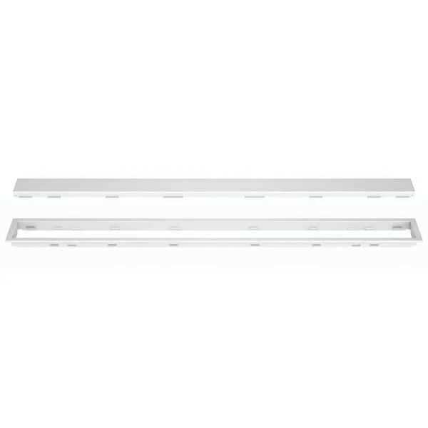 Schluter KERDI-LINE Matte White Linear Grate Kit | 19-11/16″ (50 cm) / Solid