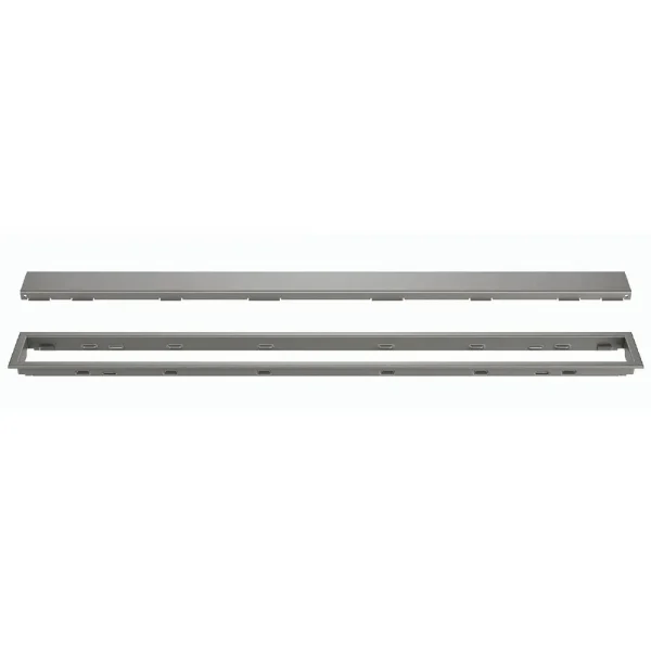Schluter KERDI-LINE Pewter Linear Grate Kit | 19-11/16″ (50 cm) / Solid