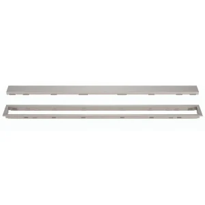 Schluter KERDI-LINE Stone Grey Linear Grate Kit | 19-11/16″ (50 cm) / Solid