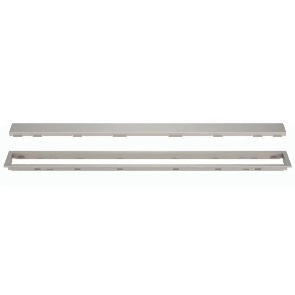 Schluter KERDI-LINE Stone Grey Linear Grate Kit | 19-11/16″ (50 cm) / Solid