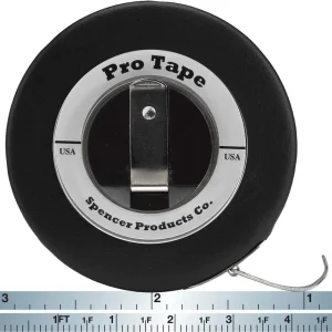 Spencer® Chrome-Clad Diameter Tape with Claw Hook