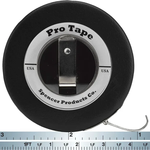 Spencer® Chrome-Clad Diameter Tape with Claw Hook
