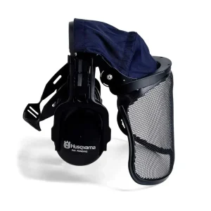 Husqvarna Safety Mesh Visor with Hearing Protectors