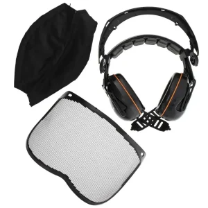 Husqvarna Safety Mesh Visor with Hearing Protectors - view 2
