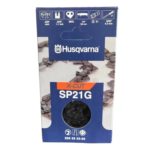 Husqvarna 14″ SP21G X-Cut Chain .043 Gauge .325 Mini Pitch