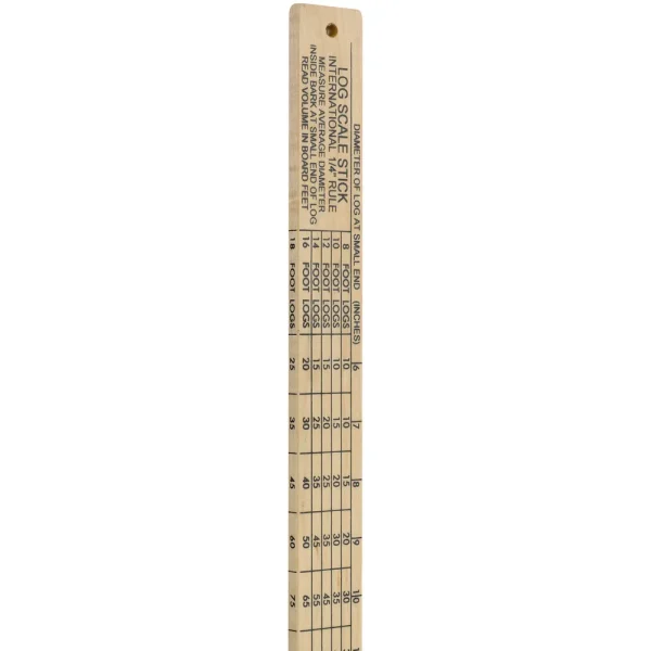 Tree and Log Scale Stick