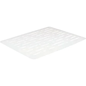 Rubbermaid Perforated White Sink Mat, 10.7 x 12.7 in