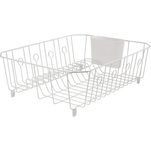 Rubbermaid White Wire Sink Dish Drainer, 13.81 x 17.62 in