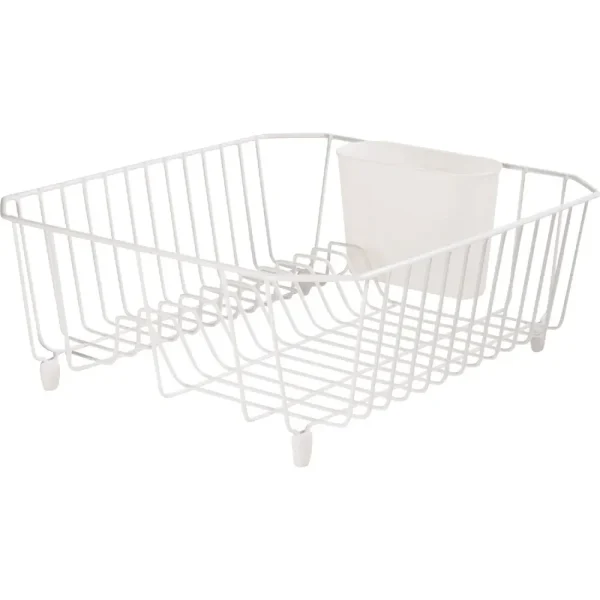 Rubbermaid White Wire Sink Dish Drainer, 12.49 x 14.31 in