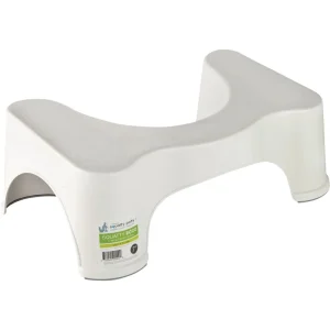The Squatty Potty 7 in. White Plastic Toilet Stool