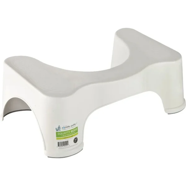 The Squatty Potty 7 in. White Plastic Toilet Stool