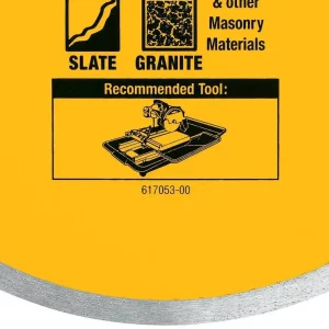Dewalt DW4762 XP 10″ Wet Porcelain Blade - view 2