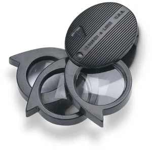 Bausch & Lomb® Triple Lens Folding Pocket Magnifier