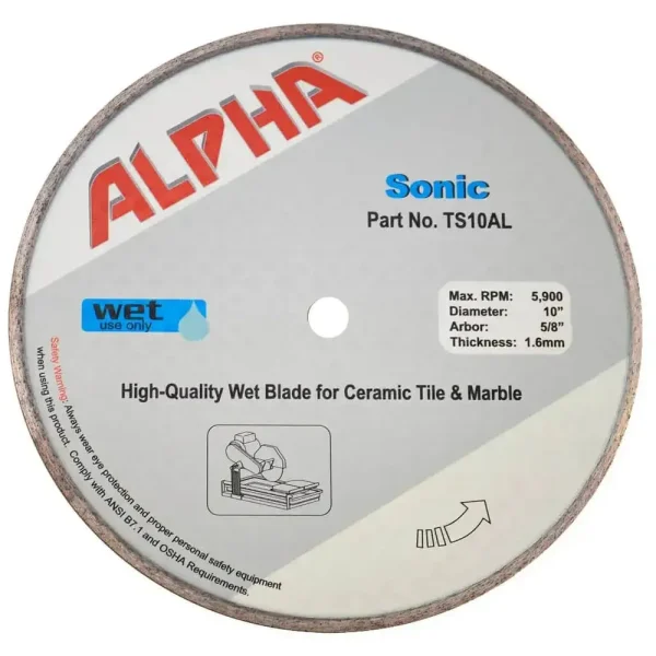 Alpha Sonic Diamond Blade | 4″