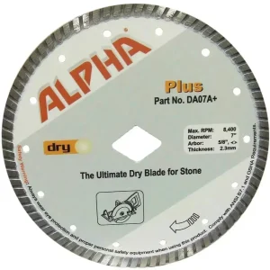 Alpha Plus Dry Cutting Diamond Blade | 4″