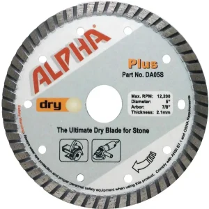 Alpha Plus Dry Cutting Diamond Blade | 4″ - view 2