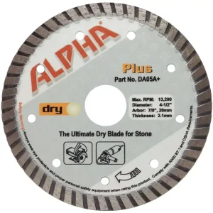 Alpha Plus Dry Cutting Diamond Blade | 4″ - view 3