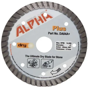 Alpha Plus Dry Cutting Diamond Blade | 4″ - view 4