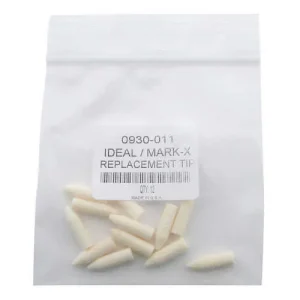Ideal-Mark Leakproof Indelible Marker Replacement Tips, Pack of 12