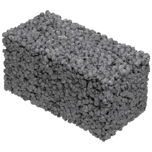 Norton C6-R Crystolon 2″ x 2″ x 4″ Plain Floor Rubbing Brick