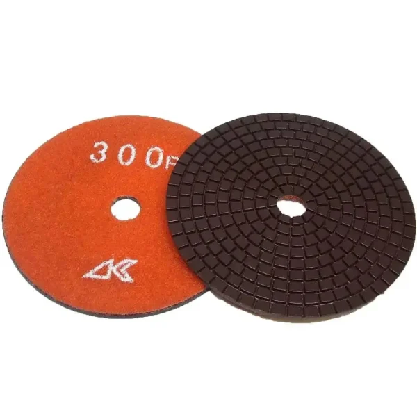Alpha 4″ Ceramica 3 Part Wet Stone Pads | 60 Grit Vitrified