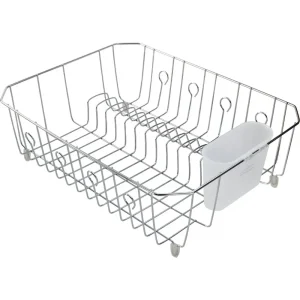 Rubbermaid Chrome Wire Sink Dish Drainer, 13.81 x 17.62 in