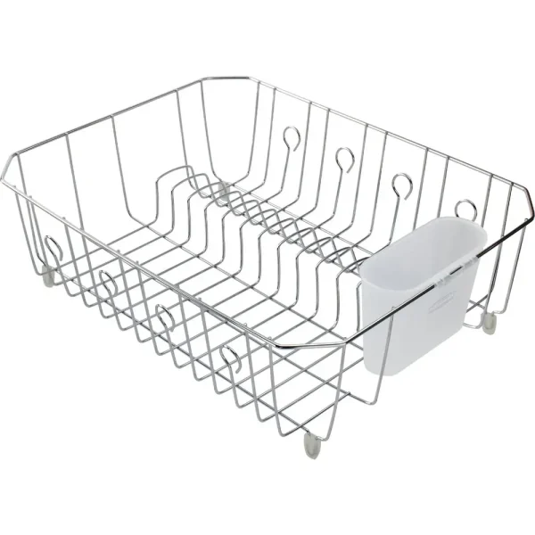 Rubbermaid Chrome Wire Sink Dish Drainer, 13.81 x 17.62 in