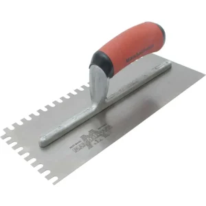 Marshalltown Notched Trowels Durasoft Handle | 702S – 1/4″ x 1/4″ x 1/4″ Square Notch - view 2