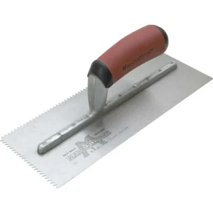 Marshalltown Notched Trowels Durasoft Handle | 702S – 1/4″ x 1/4″ x 1/4″ Square Notch - view 3