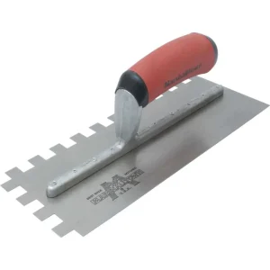 Marshalltown Notched Trowels Durasoft Handle | 702S – 1/4″ x 1/4″ x 1/4″ Square Notch - view 4