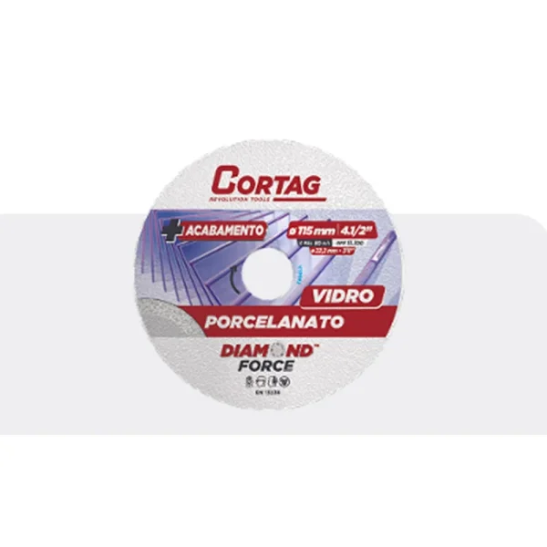 Cortag 4-1/2″ Glass & Porcelain Diamond Blade