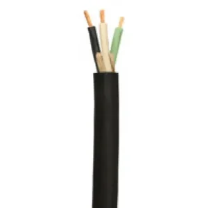 Woods 8/3 Soow Black Rubber Cord 250 Foot