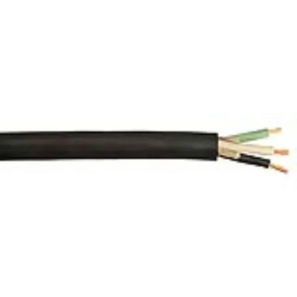 Woods 6/3 Soow Black Rubber Cord 250 Foot
