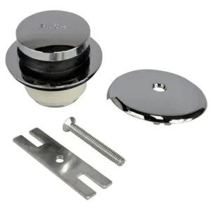 Danco Touch-Toe Tub Drain Trim Kit with Overflow Chrome