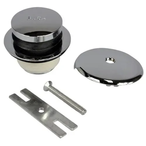 Danco Touch-Toe Tub Drain Trim Kit with Overflow Chrome