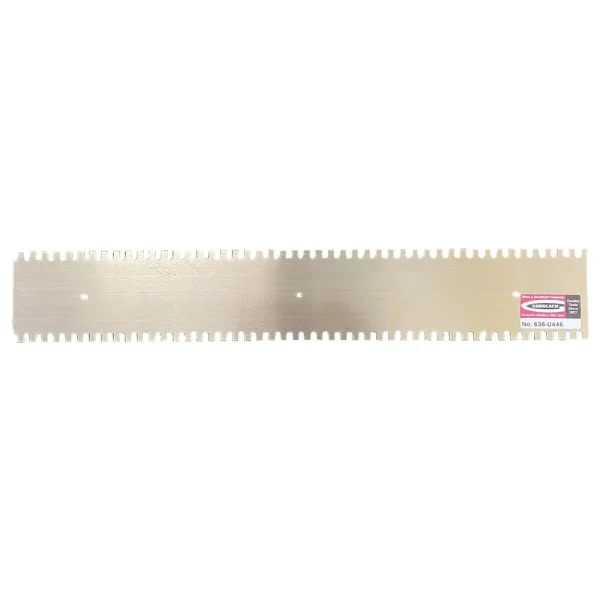 Gundlach 636-U446 U Notch Superspreader Trowel Blade