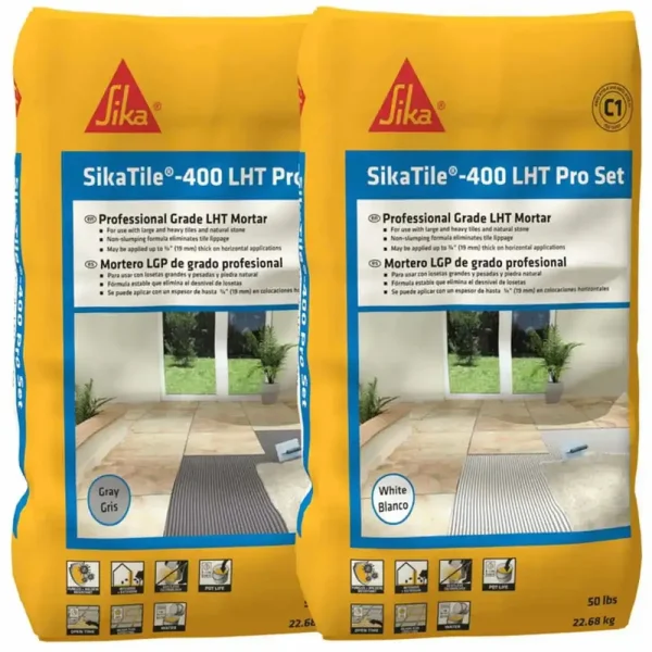 SikaTile 400 LHT Pro Set Modified Mortar Pallet – White
