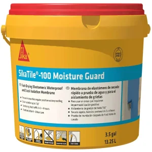 SikaTile -100 Moisture Guard Waterproofing Crack Isolation Membrane | 1 Gallon