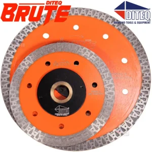 Diteq S-42 BRUTE Fiber Mesh Raised Hub Turbo Blades | 4″