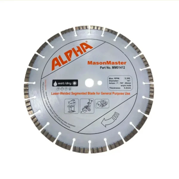 Alpha MasonMaster General Purpose Blades | 9″