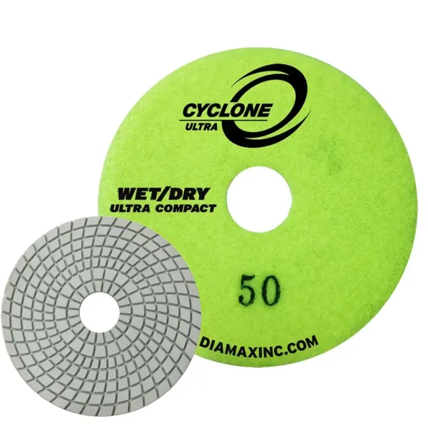 Diamax Ultra 4″ Cyclone Polishing Pads | 50 Grit