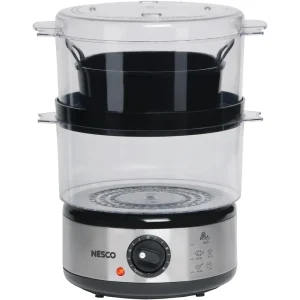 Nesco Stainless Steel Food Steamer, 5 qts