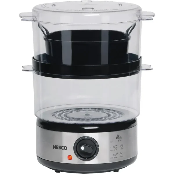 Nesco Stainless Steel Food Steamer, 5 qts