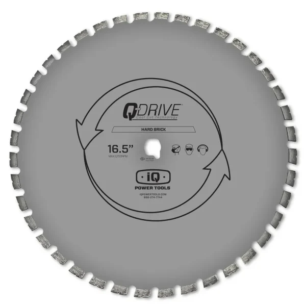 iQ Power Tools 16-1/2″ Q-Drive Arrayed Segmented Semi-Hard Material Blade
