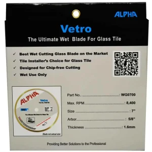 Alpha Vetro Glass Tile Diamond Blade | 4-3/8″ - view 3