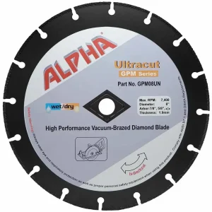Alpha Ultracut GPM Series Diamond Blade | 4 inch - view 2