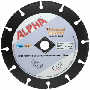 Alpha Ultracut GPM Series Diamond Blade | 4 inch - view 3