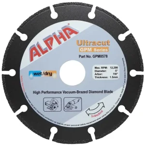 Alpha Ultracut GPM Series Diamond Blade | 4 inch - view 4