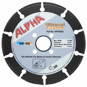 Alpha Ultracut APR Series Diamond Blade | 4-1/2 inch