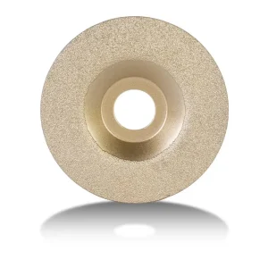 Rubi 4″ Vacuum Brazed Rough Diamond Grinder Blade | Coarse Grit